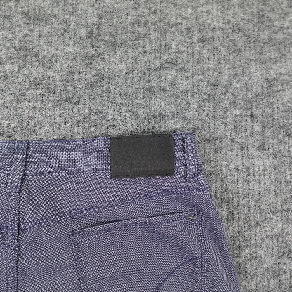 Brax Pants Mens 33x34 Gray Cooper Fancy Regular Fit Straight Leg Actual(31x27.5)